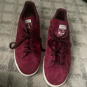 Size 11.5 - adidas Stan Smith Maroon - S80028